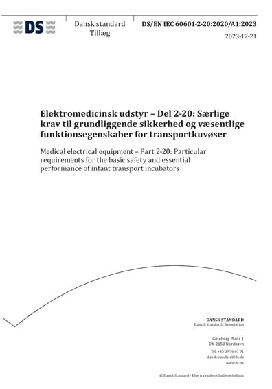 Standards PDF Cover Page