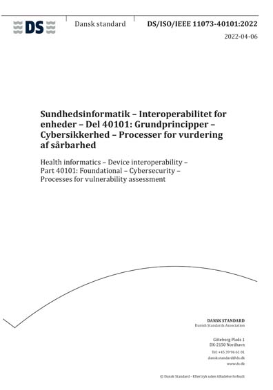 Standards PDF Cover Page