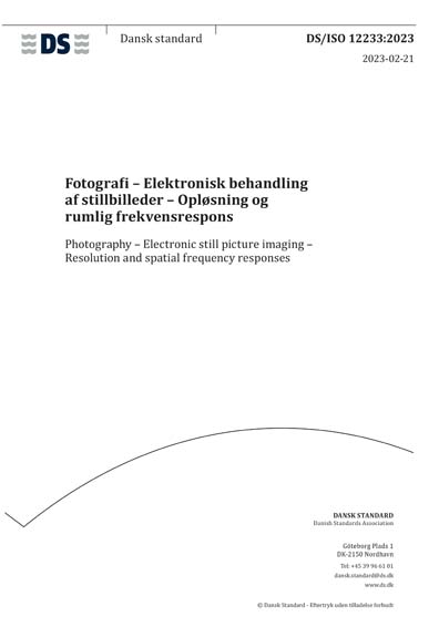 Standards PDF Cover Page