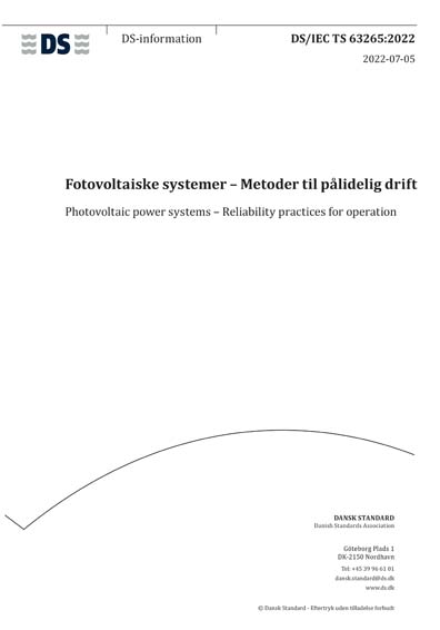 Standards PDF Cover Page