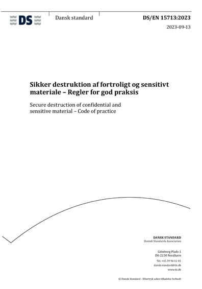 Standards PDF Cover Page