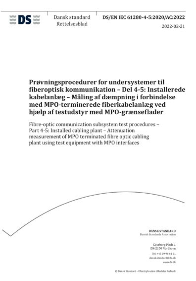 Standards PDF Cover Page