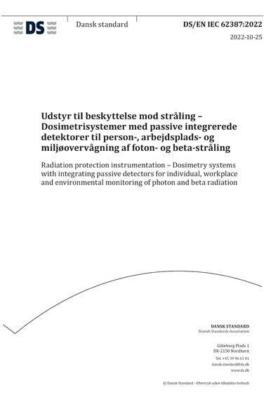 Standards PDF Cover Page