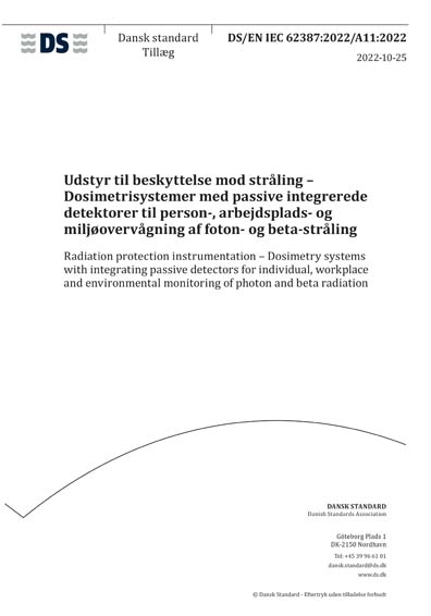 Standards PDF Cover Page