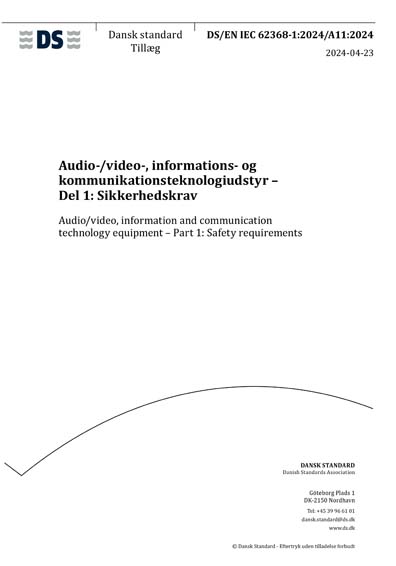 Standards PDF Cover Page
