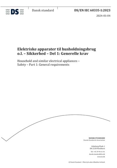 Standards PDF Cover Page