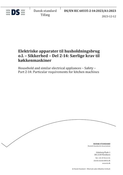 Standards PDF Cover Page