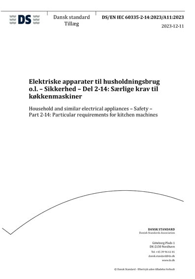 Standards PDF Cover Page