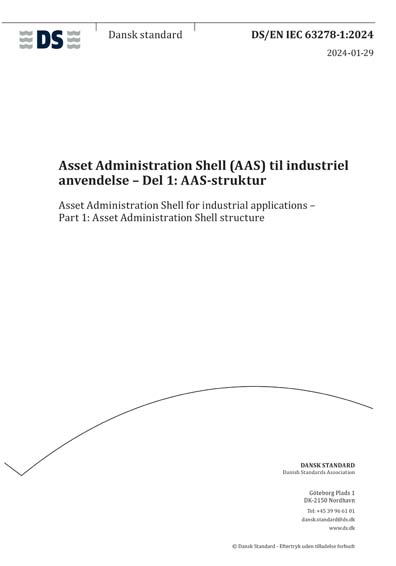 Standards PDF Cover Page