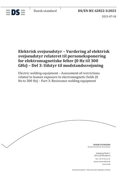 Standards PDF Cover Page