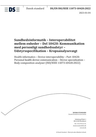 Standards PDF Cover Page