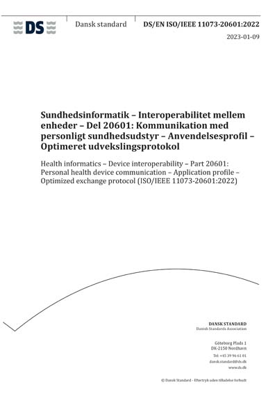 Standards PDF Cover Page