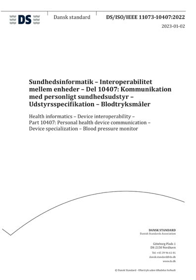 Standards PDF Cover Page