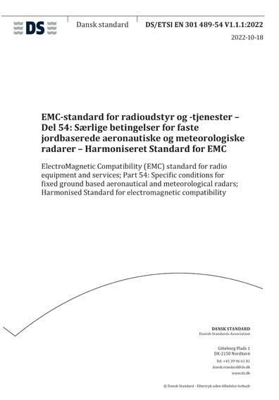 Standards PDF Cover Page