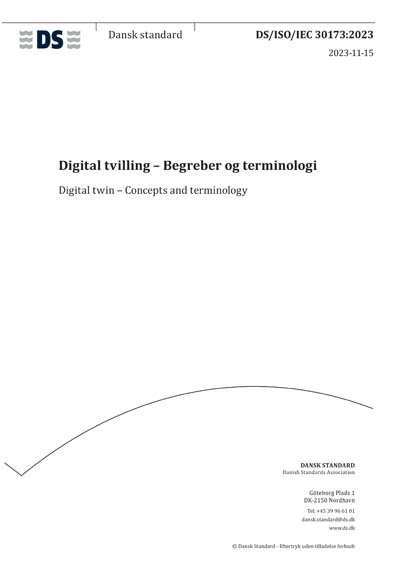 Standards PDF Cover Page