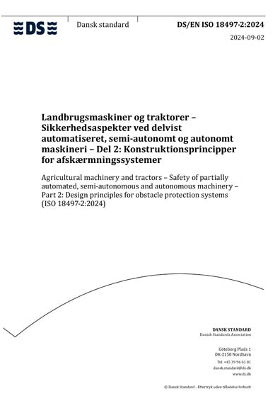 Standards PDF Cover Page