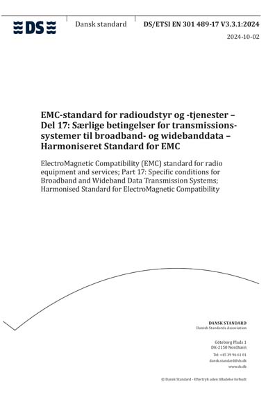 Standards PDF Cover Page