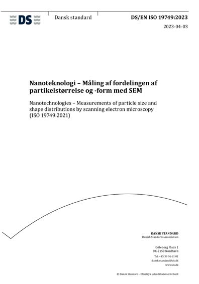 Standards PDF Cover Page