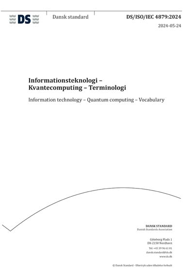 Standards PDF Cover Page