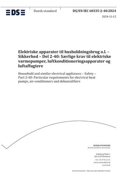 Standards PDF Cover Page