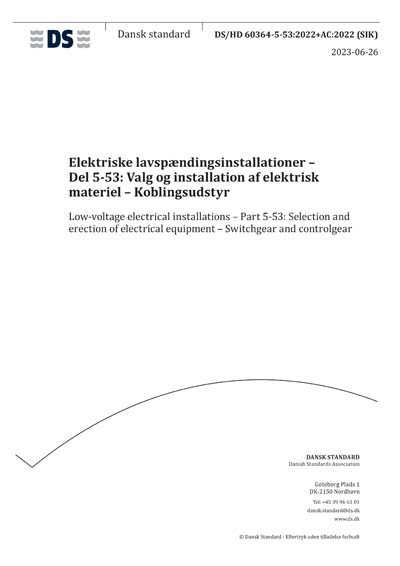 Standards PDF Cover Page