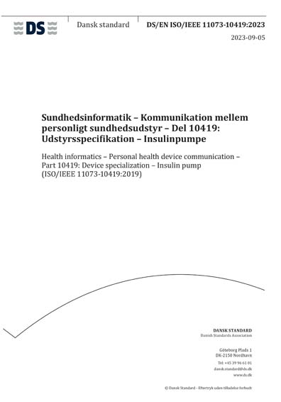 Standards PDF Cover Page