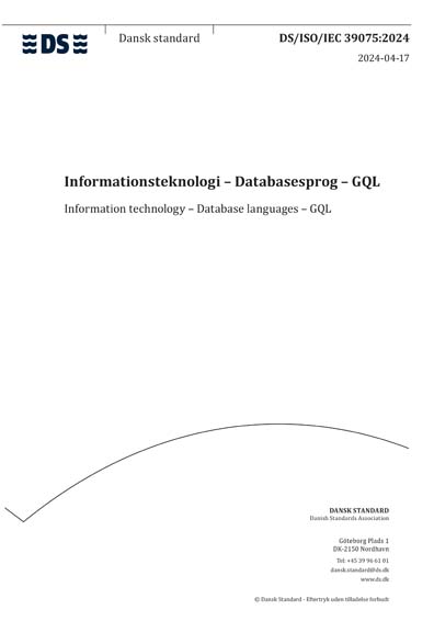 Standards PDF Cover Page