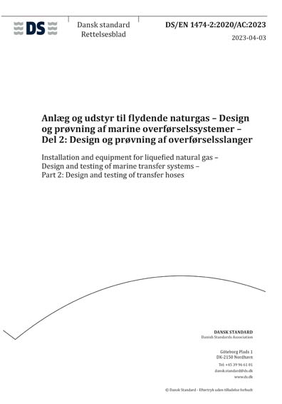 Standards PDF Cover Page