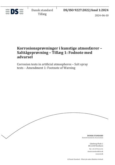 Standards PDF Cover Page