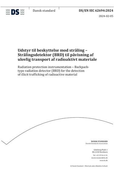 Standards PDF Cover Page