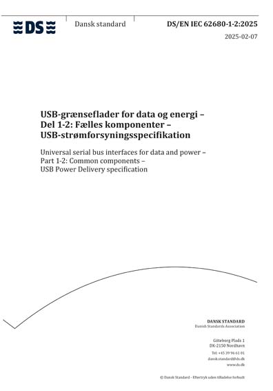 Standards PDF Cover Page