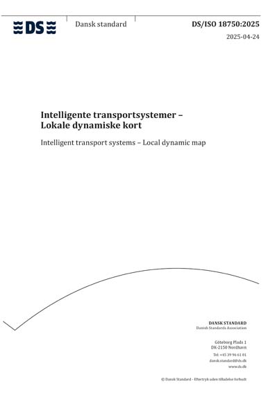 Standards PDF Cover Page