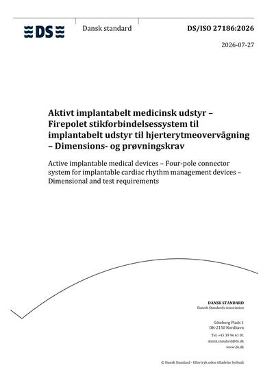 Standards PDF Cover Page