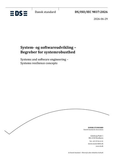 Standards PDF Cover Page