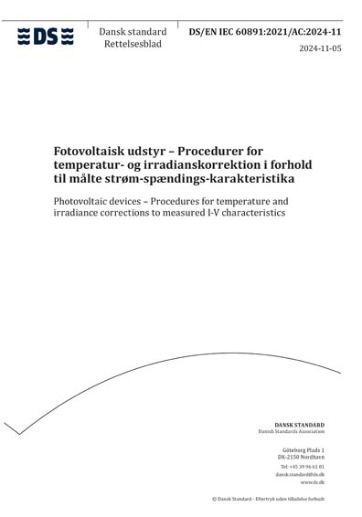 Standards PDF Cover Page