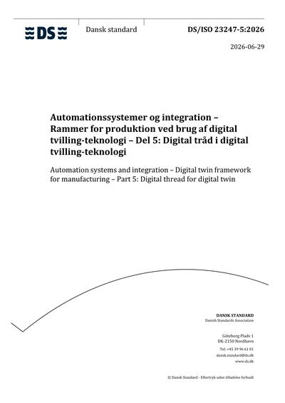 Standards PDF Cover Page