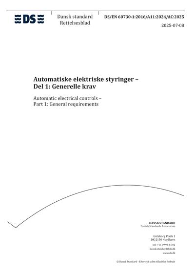 Standards PDF Cover Page