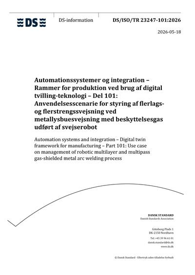 Standards PDF Cover Page