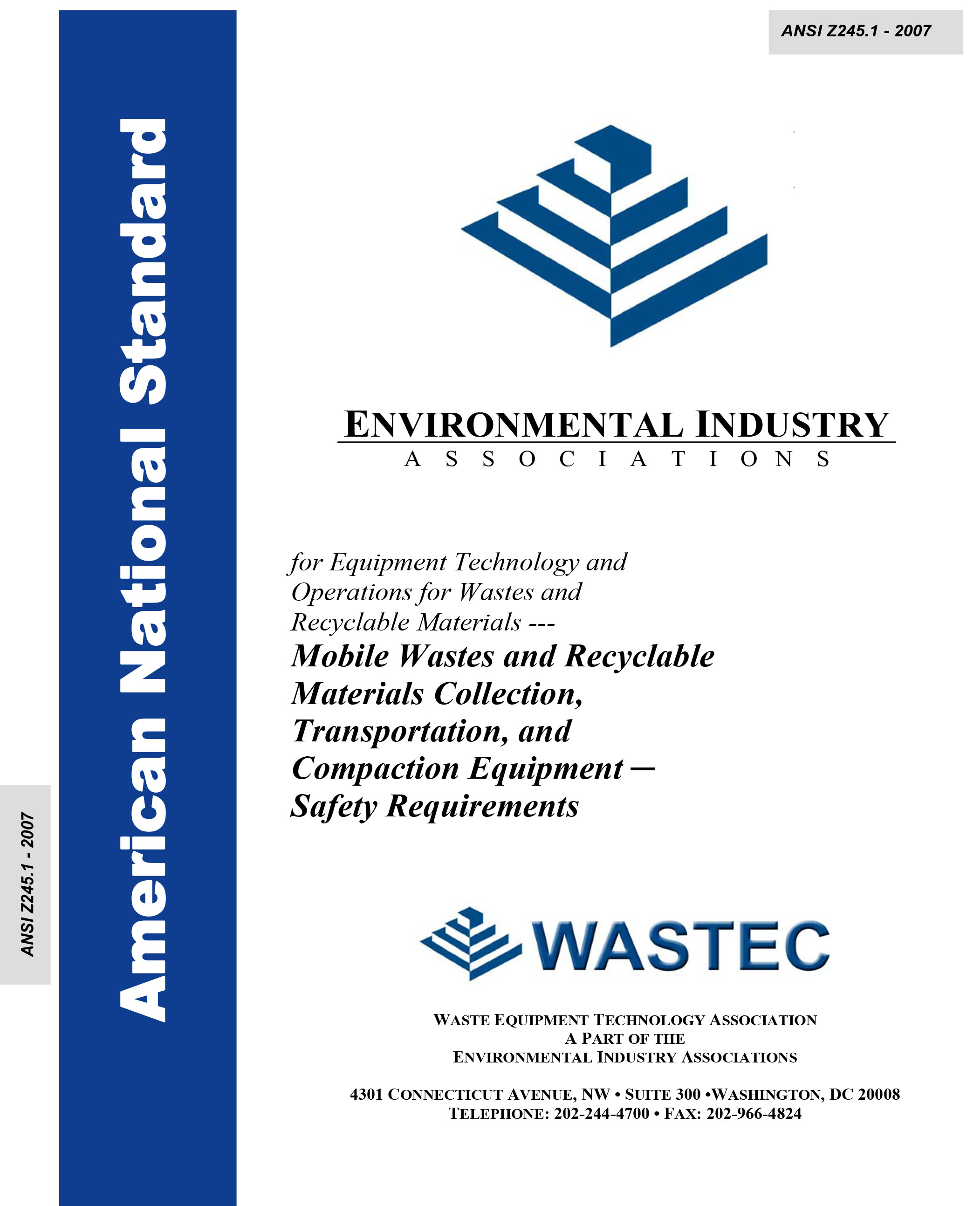 Standards PDF Cover Page