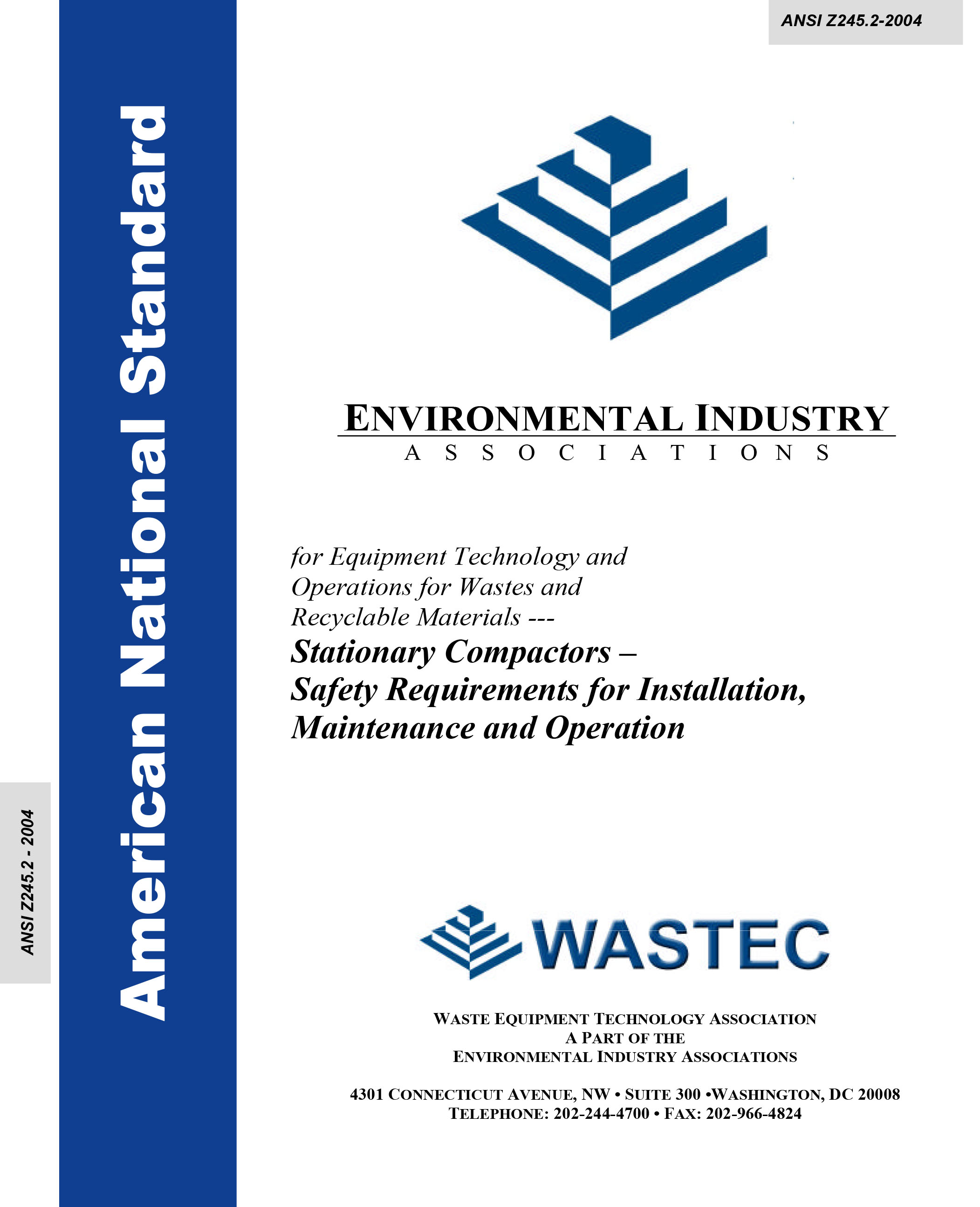 Standards PDF Cover Page