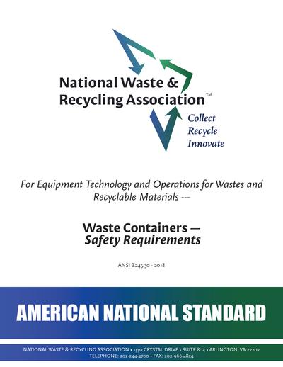 Standards PDF Cover Page