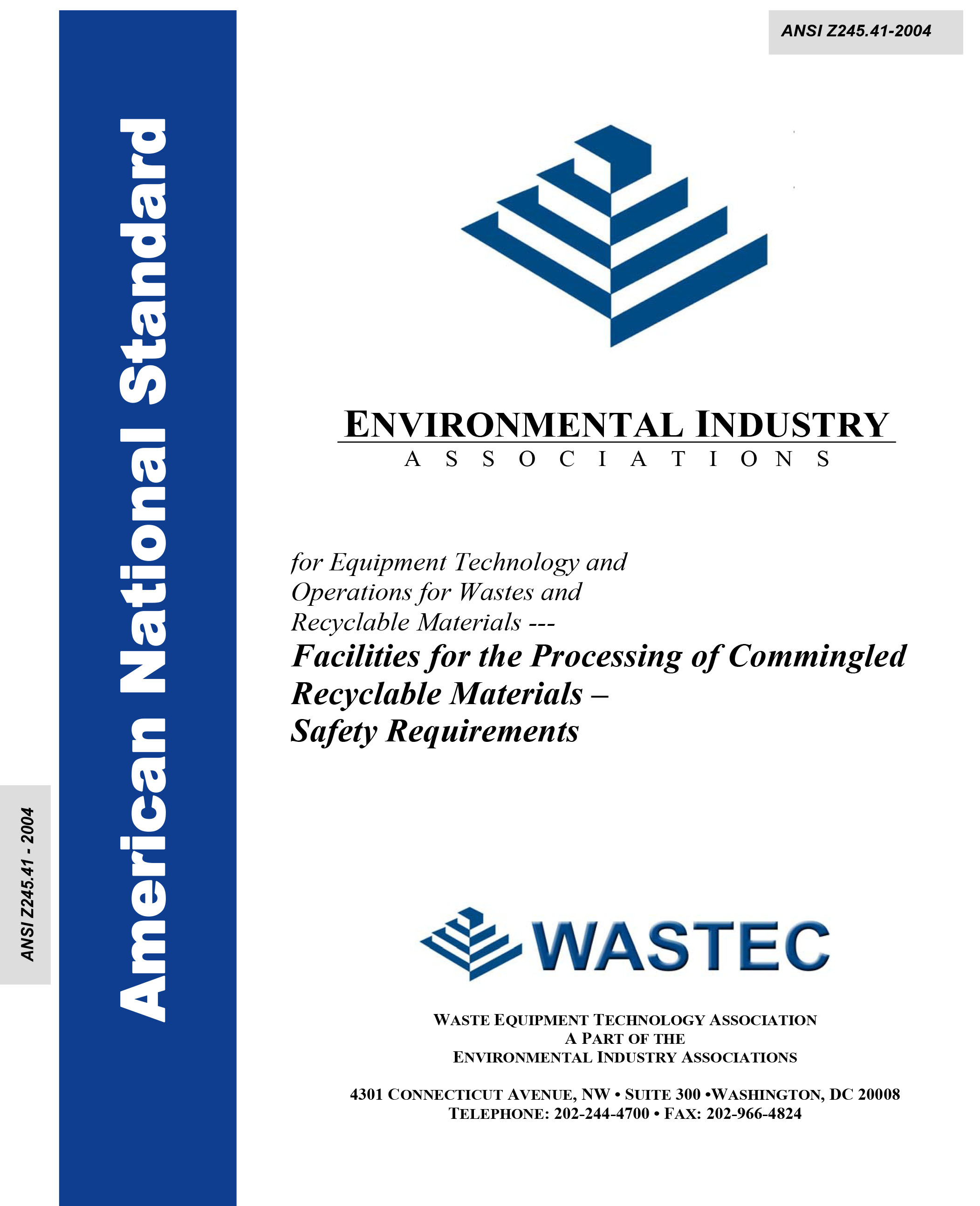 Standards PDF Cover Page