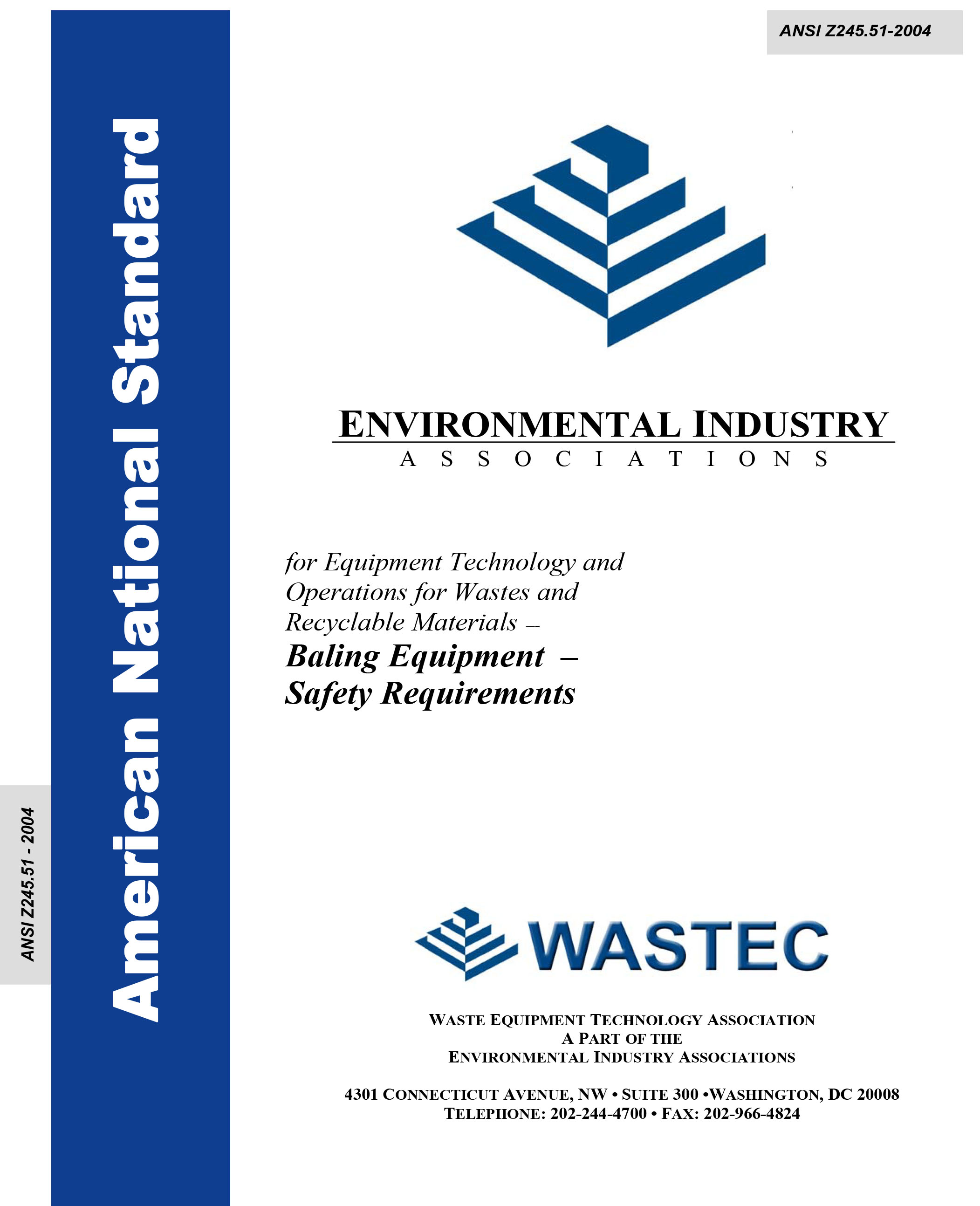 Standards PDF Cover Page