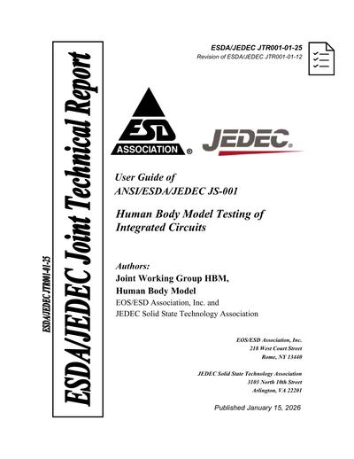 Jedec Testing ESDA/JEDEC JTR001-01-25 - ESDA/JEDEC Joint Technical Report User Guide ...