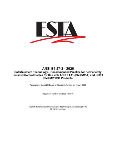 Standards PDF Cover Page