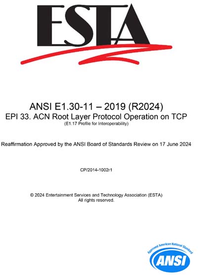 Standards PDF Cover Page