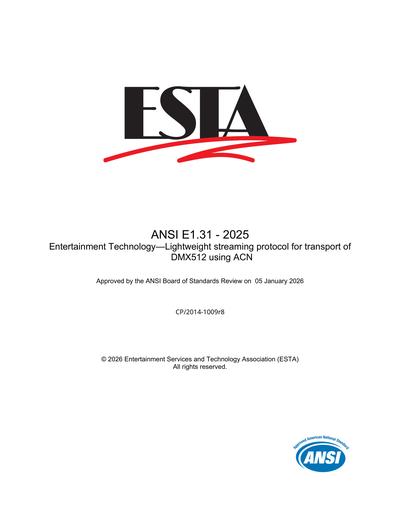Standards PDF Cover Page