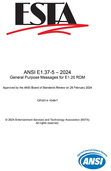 Standards PDF Cover Page