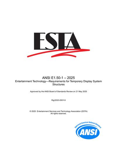 Standards PDF Cover Page
