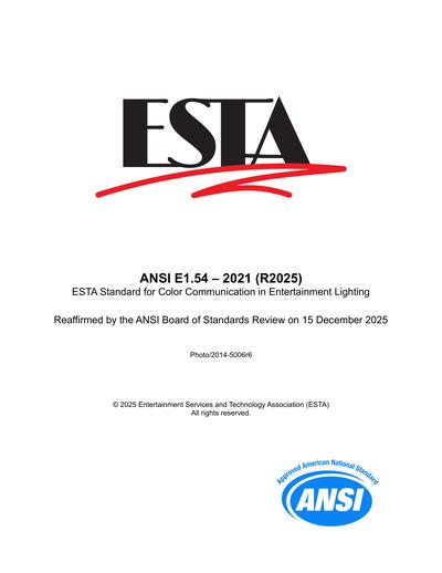 Standards PDF Cover Page